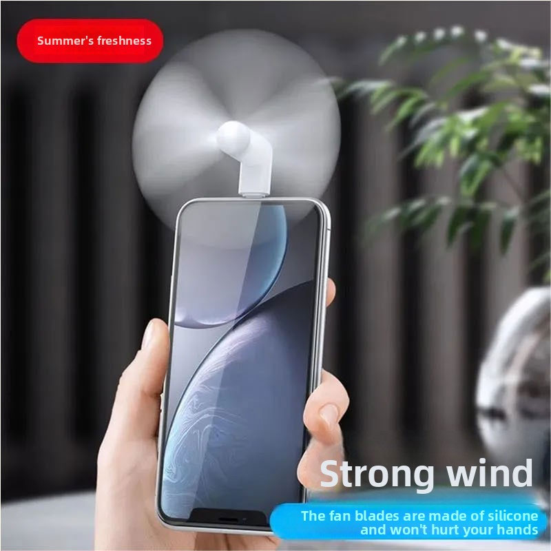 Usb Fan Silent - Type C Mini Phone Fan, Portable