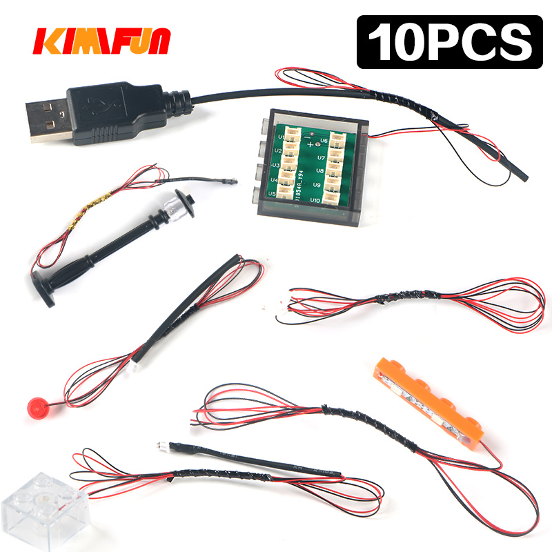 Tech Accessories Hub - 10pcs DIY LED 2pin 1X1 Building