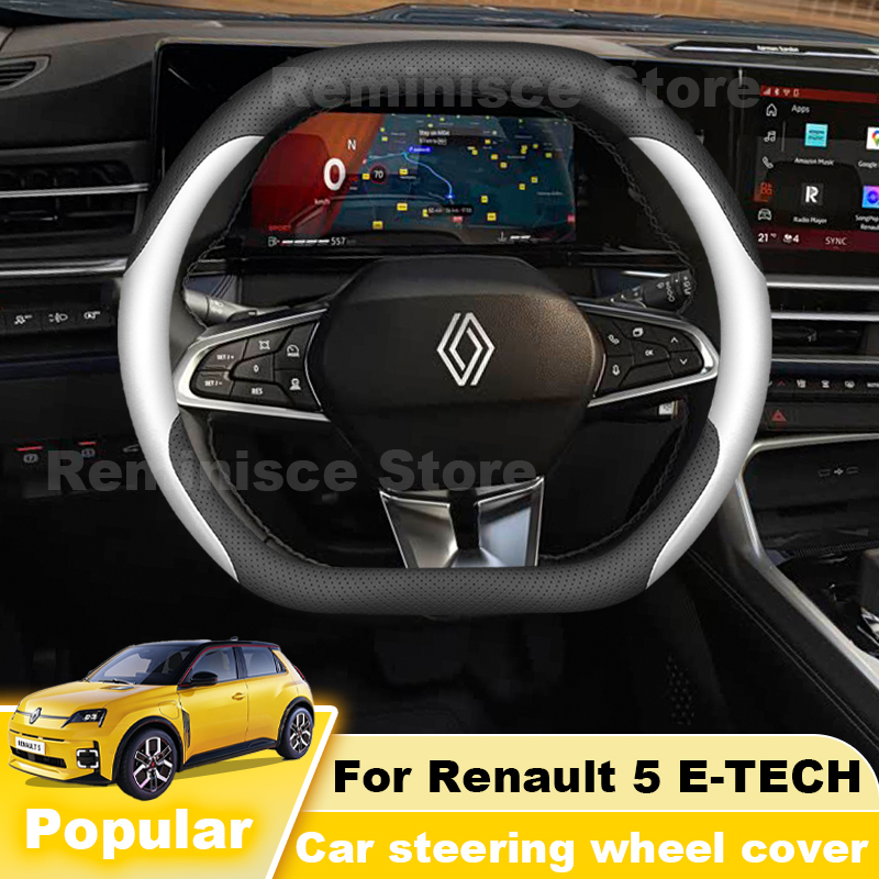 Tech Accessories Hub - Leather Car Steering Wheel Cover For