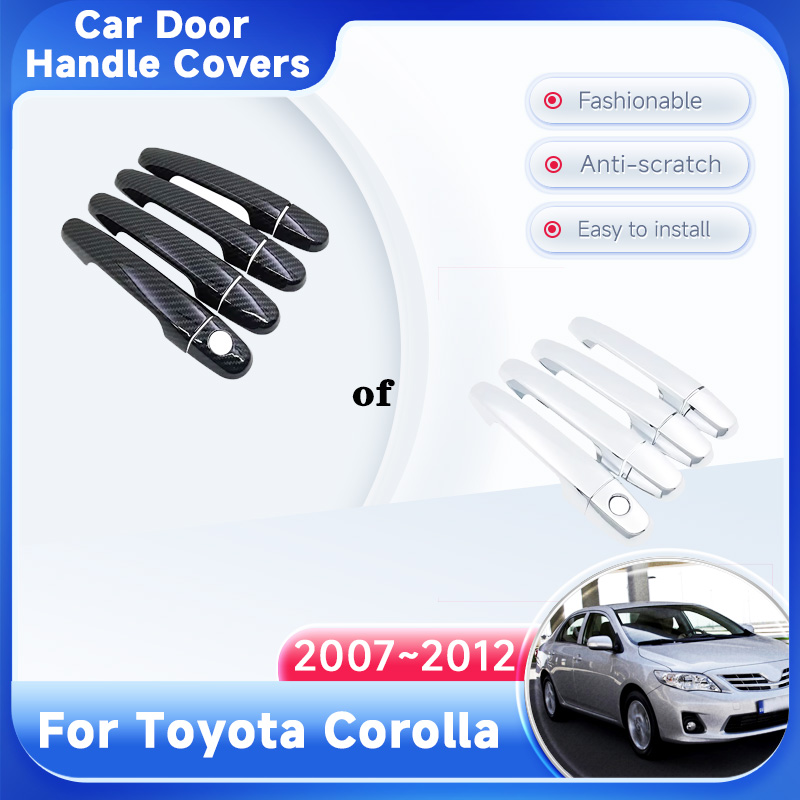 Tech Accessories For Car - Door Handle Cover For Toyota Corolla