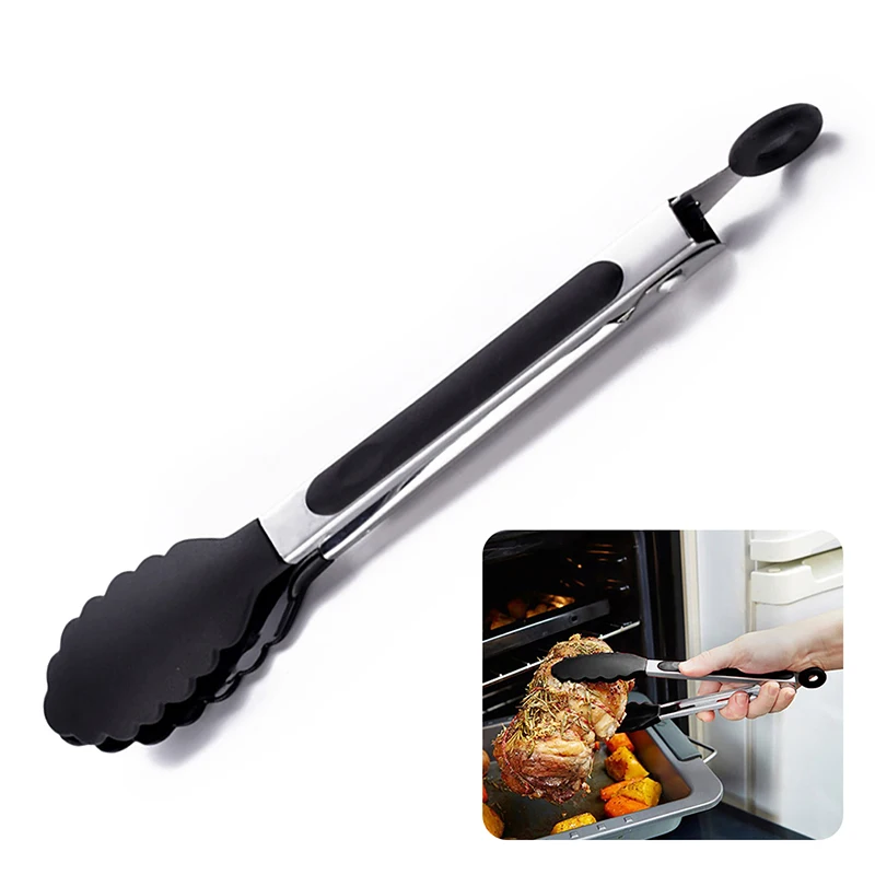 Hi Tech Kitchen Accessories - Food Tong Stainless Steel Kitchen Tongs