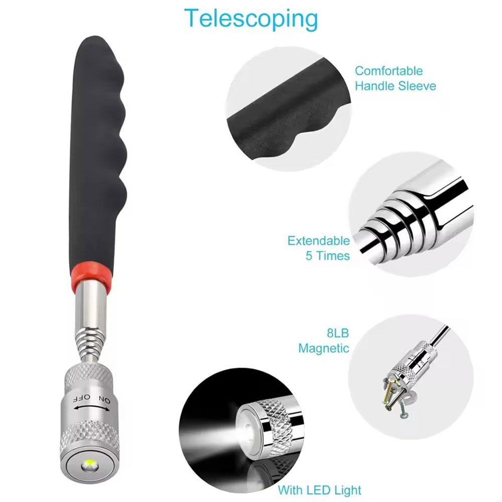 Telescopic Magnetic Pen with L - Pen Holder Magnetic recension och pris