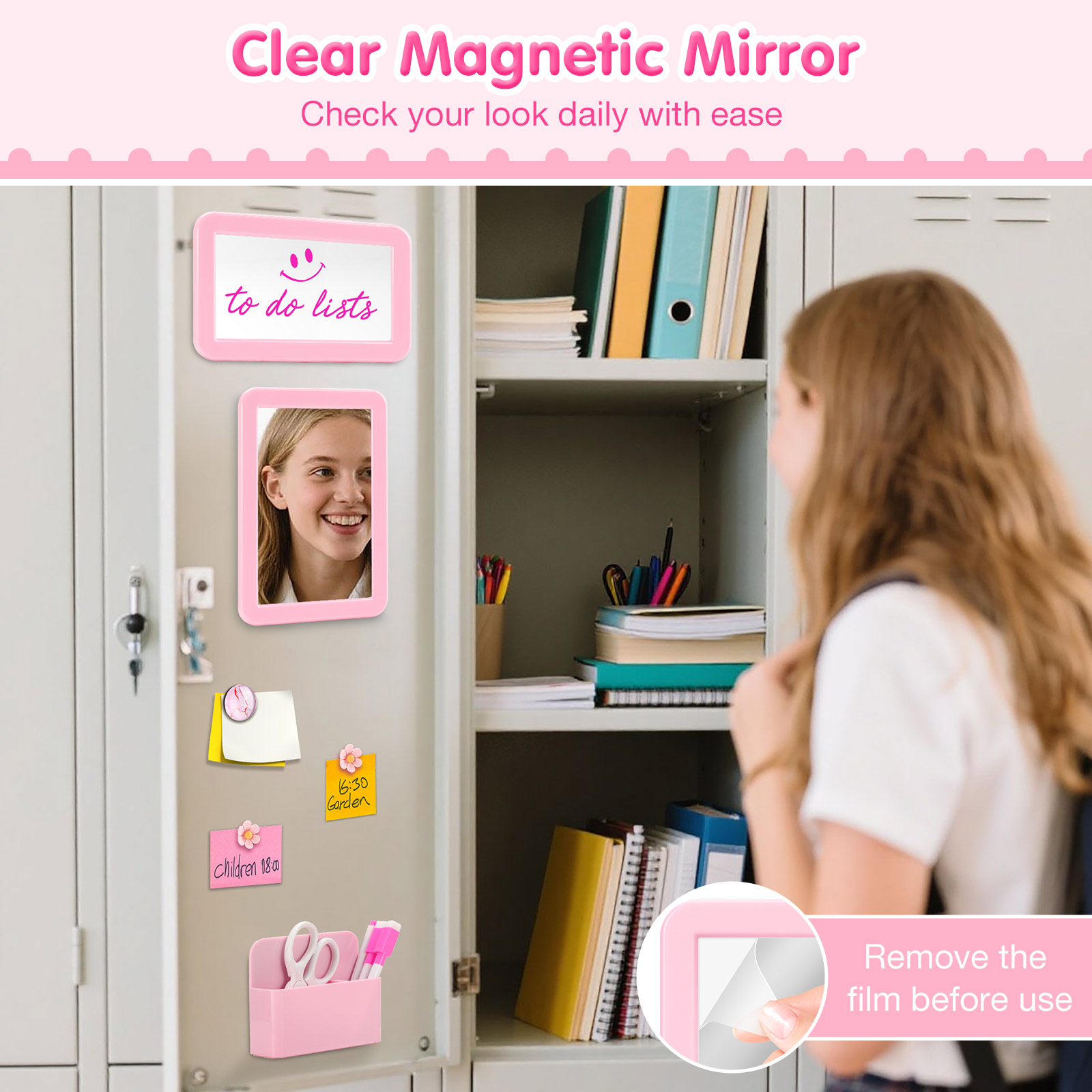 15Pcs Locker Accessories Kit M - Pen Holder Magnetic recension och pris