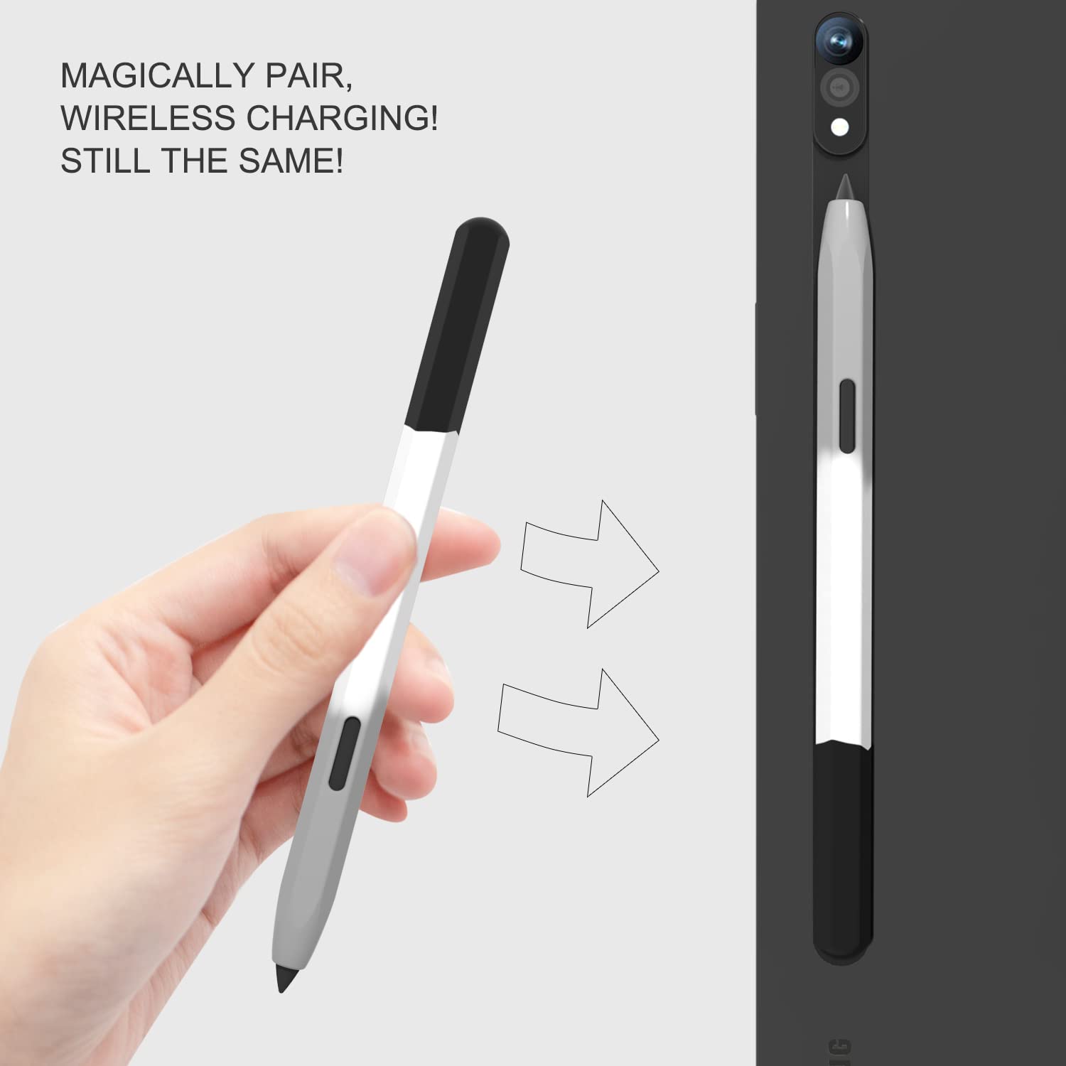 Silicone Sleeve Case for Samsu - Pen Holder Magnetic recension och pris