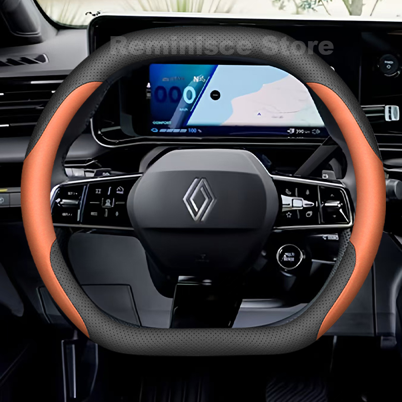 Leather Car Steering Wheel Cov - Tech Accessories Hub recension och pris