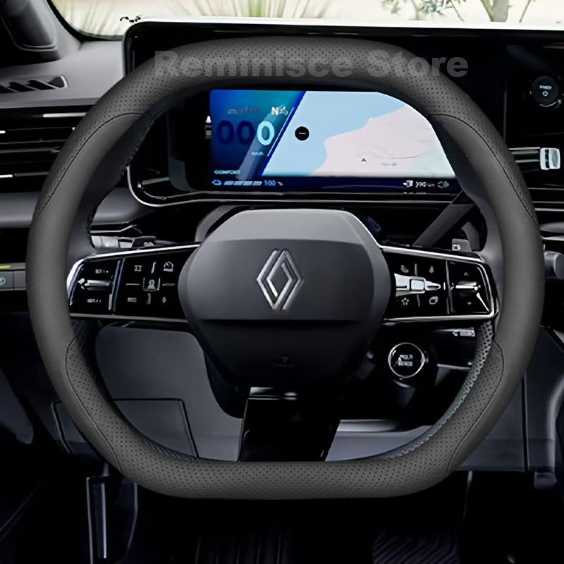 Leather Car Steering Wheel Cov - Tech Accessories Hub recension och pris
