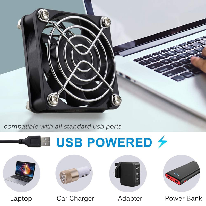 8/12cm 12V USB Powered Compute - Usb Fan Silent recension och pris
