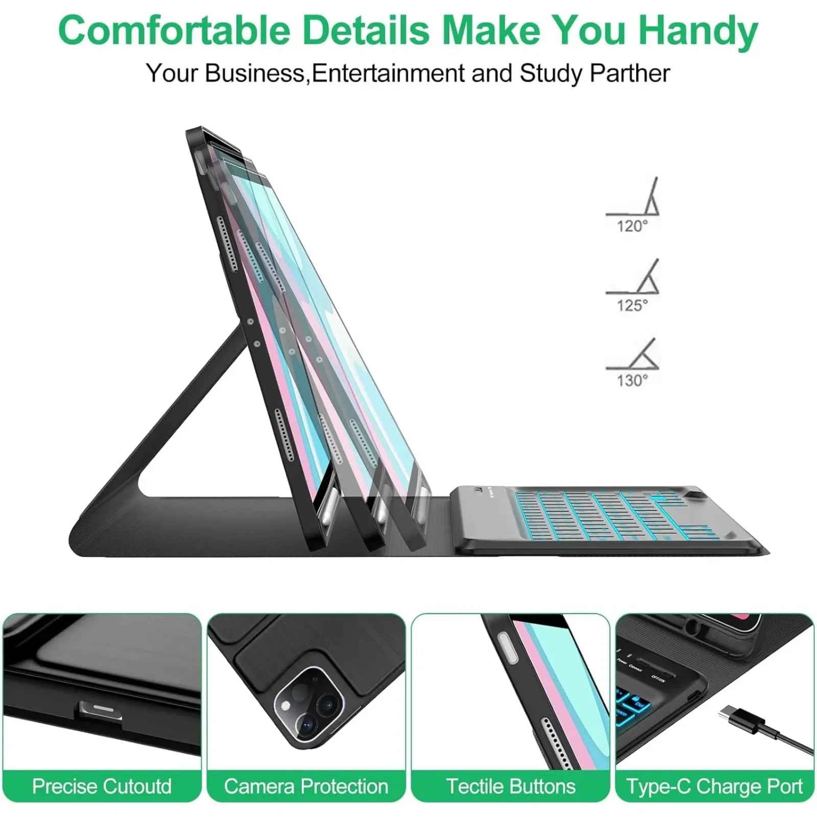 Keyboard Case for HONOR Pad X8 - Pen Holder Magnetic recension och pris