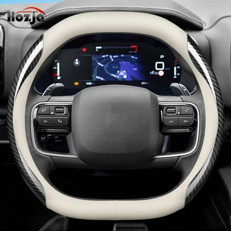 Leather Car Steering Wheel Cov - Tech Accessories Hub recension och pris