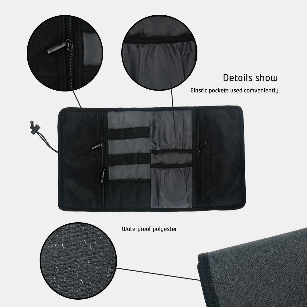 Tech Organizer Bag Cable Stora - Tech Accessories For Office recension och pris