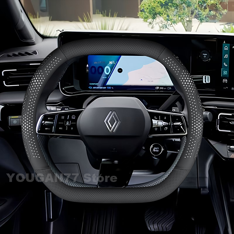 Leather Car Steering Wheel Cov - Tech Accessories Hub recension och pris