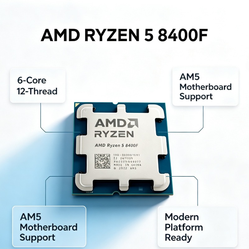 Ryzen 5 8400F AM5 Socket Gamin - Amd Cpu Ryzen 5 recension och pris
