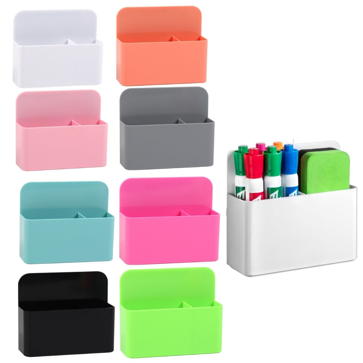 2 Pcs Magnetic Dry Erase Marke - Pen Holder Magnetic recension och pris
