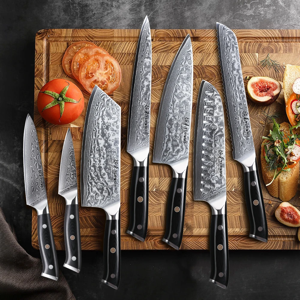 TURWHO Damascus Steel Professi - Hi Tech Kitchen Accessories recension och pris