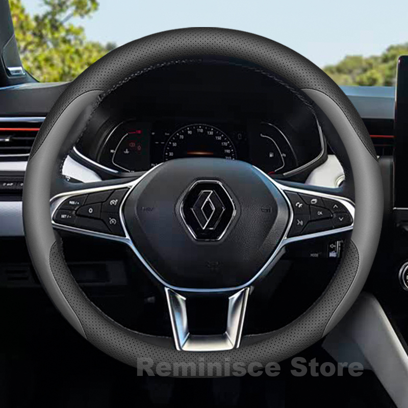 Leather Car Steering Wheel Cov - Tech Accessories Hub recension och pris