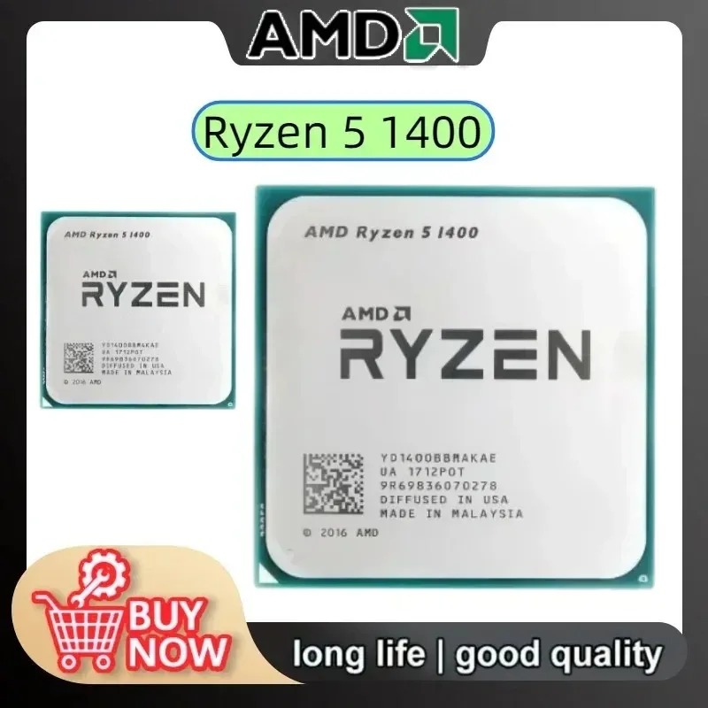 AMD Ryzen 5 1400 100% Brand Ne - Amd Cpu Ryzen 5 recension och pris