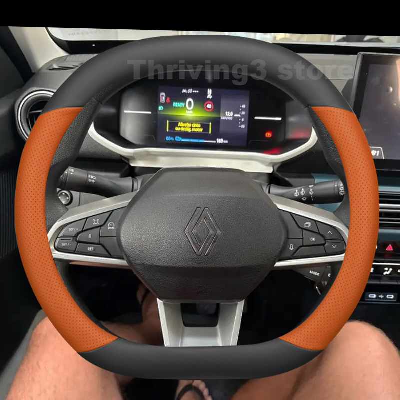 Leather Car Steering Wheel Cov - Tech Accessories Hub recension och pris